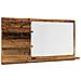Mobile Da Bagno Legno Antico 90x11x45 Cm In Truciolato - Foto miniatura 2