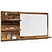 Mobile Da Bagno Legno Antico 90x11x45 Cm In Truciolato - Foto miniatura 1
