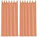 Tende In Voile Con Passanti 2 Pz Terracotta 140x245 Cm - Foto miniatura 1