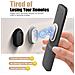 Supporto Magnetico Per Telecomando A 4 Pezzi, Organizer Per Telecomando Tv In Silicone Grey - Foto miniatura 5