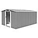Lusso Casadino -  Casetta Da Giardino 257x392x181 Cm In Metallo Grigio - Foto miniatura 2