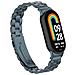 Cinturino In Acciaio Inossidabile Solido Compatibile Con Xiaomi 9, Bracciale A Tre Perle, Colore Grigio Scuro, Design Elegante E Resistente Grey - Foto miniatura 1