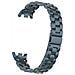 Cinturino In Acciaio Inossidabile Solido Compatibile Con Xiaomi 9, Bracciale A Tre Perle, Colore Grigio Scuro, Design Elegante E Resistente Grey - Foto miniatura 2