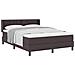 Letto box spring con materasso Marrone Scuro 140 x 200 cm - Foto miniatura 3