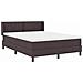 Letto box spring con materasso Marrone Scuro 140 x 200 cm - Foto miniatura 7