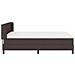 Letto box spring con materasso Marrone Scuro 140 x 200 cm - Foto miniatura 9