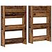 Armadi per scarpe da muro 2 pcs Legno vecchio Legno multistrato - Foto miniatura 1