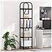 Libreria Rovere fumo 40 x 30 x 183 cm Legno multistrato - Foto miniatura 2