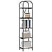 Libreria Rovere fumo 40 x 30 x 183 cm Legno multistrato - Foto miniatura 3
