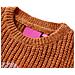 Maglione per Bambini Lavorato a Maglia Cognac 116 - Foto miniatura 3