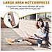 Massaggiatore Wireless Per Gambe Con Compressione Ad Aria E Calore - Set Di 2 Black - Foto miniatura 5