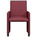 Sedie da Pranzo con Ruote 2 pcs Rosso vino 57 x 66 x 94 cm - Foto miniatura 4