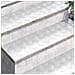 Dischi Quadrati 2 pcs Argento 100 x 30 cm Alluminio - Foto miniatura 3