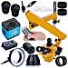 Mikroscopio Trinoculare Neptune Pro - Zoom 7-45x Con Fotocamera 4k E Illuminatore Led | Sistema Ottico Greenough | Uso Professionale - Foto miniatura 1