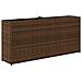 Fioriera con 2 Vasi Marrone 90x20x40 cm in Polyrattan - Foto miniatura 7