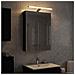 Mobiletto per specchio da bagno Rovere Nero 40 x 10,5 x 60,5 cm - Foto miniatura 2