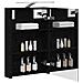 Mobiletto per specchio da bagno Rovere Nero 40 x 10,5 x 60,5 cm - Foto miniatura 3