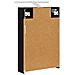 Mobiletto per specchio da bagno Rovere Nero 40 x 10,5 x 60,5 cm - Foto miniatura 9