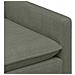 Set di divani 2 pcs Grigio Chiaro Tessuto - Foto miniatura 5