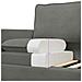 Set di divani 2 pcs Grigio Chiaro Tessuto - Foto miniatura 6