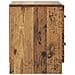 Armadio da Notte con cassetto Legno antico 43 x 34,5 x 44,5 cm - Foto miniatura 5