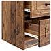 Armadio da Notte con cassetto Legno antico 43 x 34,5 x 44,5 cm - Foto miniatura 8