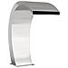 Fontana da Piscina Argento 60 x 30 x 70 cm Acciaio Inox - Foto miniatura 5