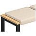 Cuscino per panchina 2 pz Microfibra Beige Profondità 35 cm - Foto miniatura 1