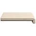 Cuscino per panchina 2 pz Microfibra Beige Profondità 35 cm - Foto miniatura 7