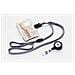 conf. 10. Portabadge con clip. antracite L 60cm 815258 - Foto miniatura 1