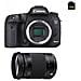 EOS 7D Mark II Nero Kit Obiettivo Sigma 18-300mm f / 3.5-6.3 Sensore CMOS 20Mpx Display 3'' Filmati Full HD GPS - Foto miniatura 1