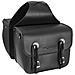 Borse Laterale Rigida Sotto Sella Custom Borsoni Saddle Bag Nero - Foto miniatura 1