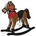 MND20014 Cavallo a Dondolo Sport-one Rodeo con Suoni Marrone Chiaro (U)  - Foto miniatura 1