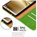 Custodia Compatibile Con Huawei Mate 8 In Verde Erbe - Coperchio Protettiva Con Chiusura Magnetica, Funzione Stand E Tasca Per Le Carte - Foto miniatura 6