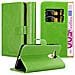 Custodia Compatibile Con Huawei Mate 8 In Verde Erbe - Coperchio Protettiva Con Chiusura Magnetica, Funzione Stand E Tasca Per Le Carte - Foto miniatura 1