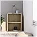 Libreria A 2 Ripiani Rovere Sonoma 60x30x76,5 Cm In Truciolato - Foto miniatura 1