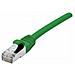 858433 Cavo Di Rete 0,15 M Cat6a S / ftp [ s-stp] Verde (patch Cord Rj45 Cat. 6a S / ftp Lszh Snagless Green- 0.15 M Full Copper)  - Foto miniatura 1