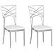 Set Di 2 Sedie Da Pranzo Argento Girard - Foto miniatura 1