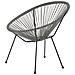 Sedia Stil Spaghetti Grigio Scuro Acapulco Ii - Foto miniatura 8