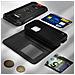 Custodia Portafoglio Oukitel Wp5 / Wp5 Pro Stand Video Aspetto Vintage Nero - Foto miniatura 3
