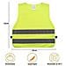 2pcs Bambini Maglia Di Sicurezza Per Bambini High Visibility Gilet Per Corsa Ciclismo Escursionismo E Gite Scolastiche Formato Universale S Per Ragazzi E Ragazze (50x45cm Giallo)  - Foto miniatura 2