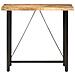 Tavolo Da Bar 120x58x107 Cm In Legno Ruvido Di Mango - Foto miniatura 2