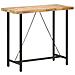 Tavolo Da Bar 120x58x107 Cm In Legno Ruvido Di Mango - Foto miniatura 8