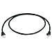 Patch cable F / UTP Cat. 5e, 2m, MP8 FS100, LSZH, black 2m Nero cavo di rete - Foto miniatura 1