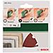 2609256A57 Carta abrasiva 5pezzo (i) applicazione / fornitura per levigatrice - Foto miniatura 2