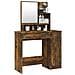 Toeletta Con Specchio Rovere Fumo 86,5x35x136 Cm - Foto miniatura 3