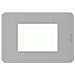 Placca 3 Moduli Grey Grigio Serie Matixgo - Bticino Ja4803jg - Foto miniatura 1