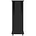 Armadio Con Ruote Nero 102x38x110 Cm In Legno Multistrato - Foto miniatura 8