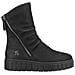Black Casual Closed Booties Stivaletti Pelle Scamosciata /nabuk Scarpe Donna Nero Eu 36, W1063-00 - Foto miniatura 2
