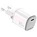 Uptc Caricabatterie Da Rete Gan 20 W 1 Porta Usb-c Bianco - Foto miniatura 1